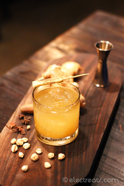 Smokey Ginger - IDR 95K  One of their Signature Cocktails. The best one among the drinks here. It's a mix of Whiskey, Single Malt, honey, ginger, and lime. A must-try. 