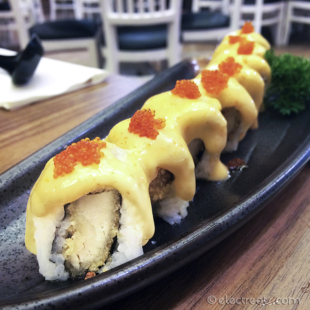 Katsu Roll - IDR 20K  Like eating chicken katsu in the form of a sushi roll. 