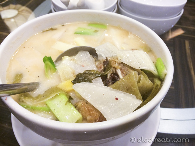 Fish-Head Soup Hakka-Style - IDR 55.5K  A classic Chinese traditional dish, and absolutely a must-try.