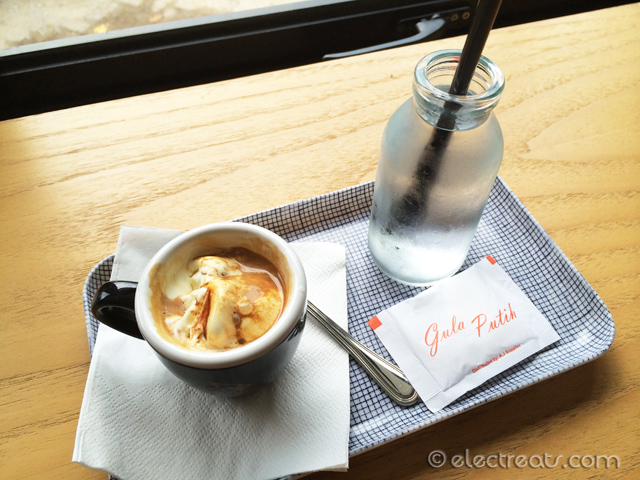 Affogato - IDR 20K  The atmosphere at this coffee shop is like no other!